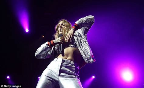 Tove Lo flaunts her bare breasts live on stage during LA Pride gig